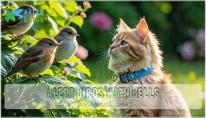 alert birds with bells