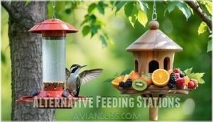 alternative feeding stations