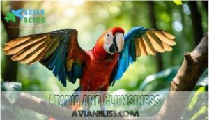 ataxia and clumsiness