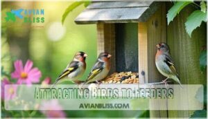 attracting birds to feeders