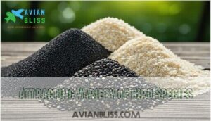 attracting variety of bird species