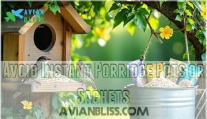 avoid instant porridge pots or sachets