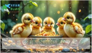 baby peacock diet