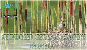 behavior and nesting of the swamp sparrow