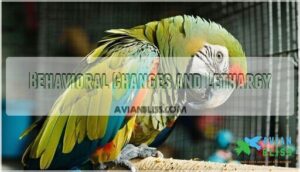 behavioral changes and lethargy