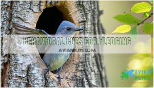 behavioral cues for fledging