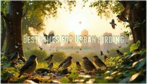 best times for urban birding