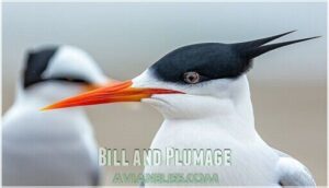 bill and plumage