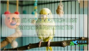 bird air sac mite symptoms