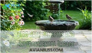 bird bath benefits and environmental impact