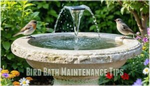 bird bath maintenance tips