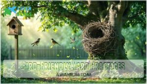 bird-friendly yard practices