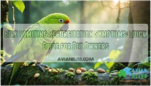 bird vomiting regurgitation symptoms