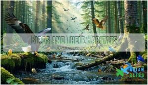birds and their habitats