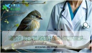 bird's health scare and symptoms