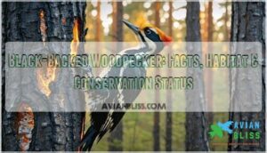 black backed woodpecker