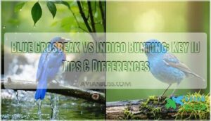 blue grosbeak vs indigo bunting