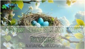 bluebird brood size and family dynamics