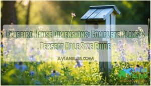 bluebird house dimensions