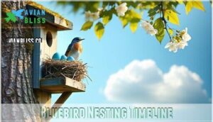 bluebird nesting timeline