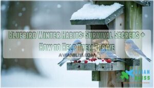 bluebird winter habits