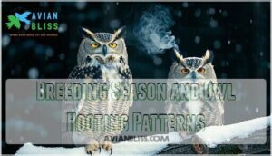 breeding season and owl hooting patterns