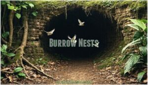 burrow nests