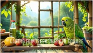 caring for green cheeked conure