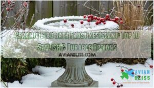 ceramic bird bath frost resistant
