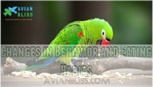 changes in behavior and eating habits