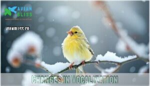 changes in vocalization