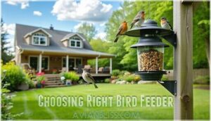 choosing right bird feeder