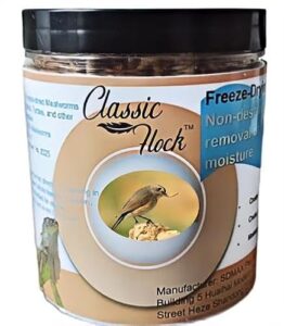 Classic Flock 3.5oz Freeze Dried Mealworms B0CLDBTDWM
