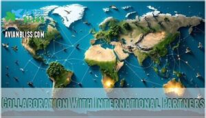 collaboration with international partners