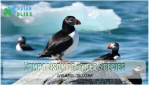 comparison to other species