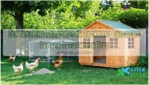 controlling parasites in backyard chickens