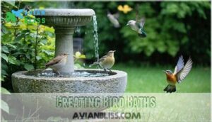 creating bird baths creating bird baths