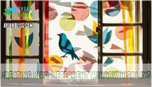 creating bird-deterrent window displays creating bird-deterrent window displays