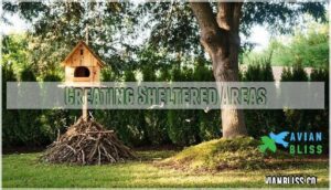 creating sheltered areas creating sheltered areas
