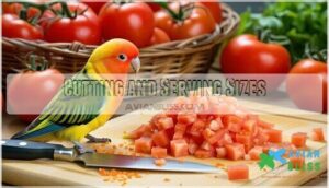 cutting and serving sizes