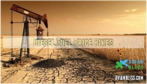 diesel fuel price hikes