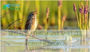 diet and feeding habits of the swamp sparrow
