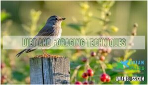 diet and foraging techniques