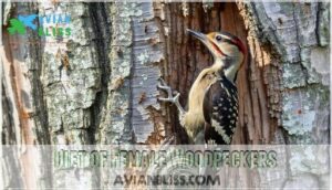 diet of female woodpeckers