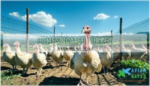 domesticated turkey domesticated turkey