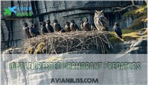 double crested cormorant predators