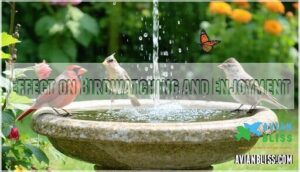 effect on birdwatching and enjoyment