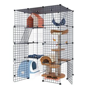 Eiiel Large Cat Cage Enclosure B09B3GVGKB