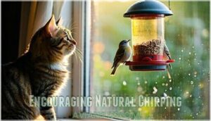 encouraging natural chirping