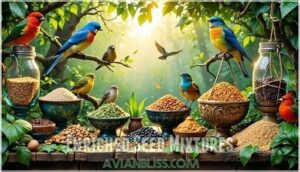 enriched seed mixtures